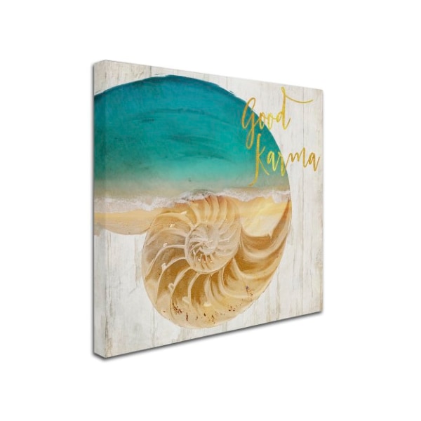 Color Bakery 'Sea In My Hand' Canvas Art,35x35